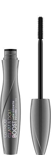 CATRICE Glam&doll Boost Lash Growth Volume Mascara #010-ultra Black 21 G, Negro, Vanilla, 3 Unidad
