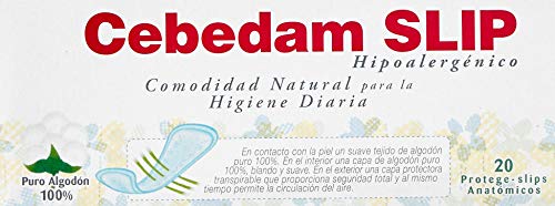 Cebedam Protege Slip Algodón 100% - 20 unidades
