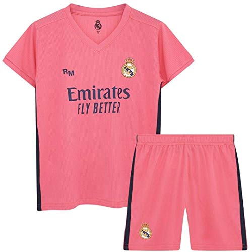 Champion's City Kit - Personalizable - Camiseta y Pantalón Infantil Primera, Segunda y Tercera Equipación - Real Madrid - Réplica Autorizada - Temporada 2020/2021