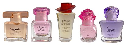 Charrier Parfums"Pack Colección" Caja De 5 Estuches De Eau De Parfum En Miniaturas, Multicolor, Fruité, 53.13 Mililitro, 5 Unidades