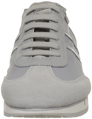 CK Calving Klein Monty Nylon/Suede - Zapatos con Cordones de Material sintético Hombre, Color Gris, Talla 41