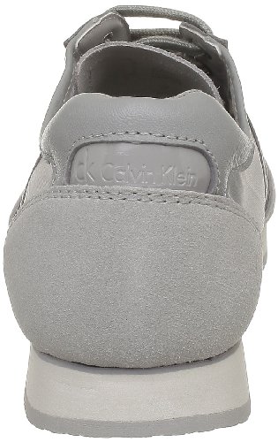CK Calving Klein Monty Nylon/Suede - Zapatos con Cordones de Material sintético Hombre, Color Gris, Talla 41
