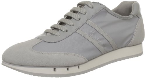 CK Calving Klein Monty Nylon/Suede - Zapatos con Cordones de Material sintético Hombre, Color Gris, Talla 41