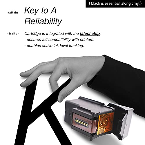 CKMY 300XL Cartuchos de Tinta Remanufacturado para HP 300 XL Cartuchos para HP Deskjet F4280 F4580 D1660 D2560 D2660 D5560 F4240 Envy 114 120 110 Photosmart C4780 C4680 D110a Impresora (2 Negro)