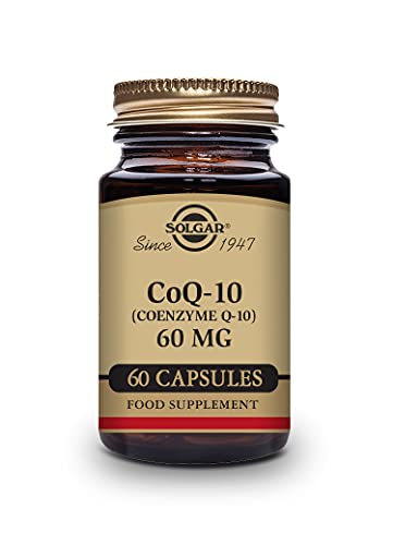 Coenzima Q10 60 mg 60 Cápsulas Veganas de CoQ10 de Alta Potencia - Suministro para 2 Meses - Producto Elaborado en el Estado Unido por Solgar