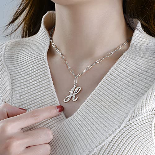 Collar con inicial Collar personalizado Collar con letras personalizadas Regalos para mujeres Día de San Valentín Navidad Cumpleaños Aniversario