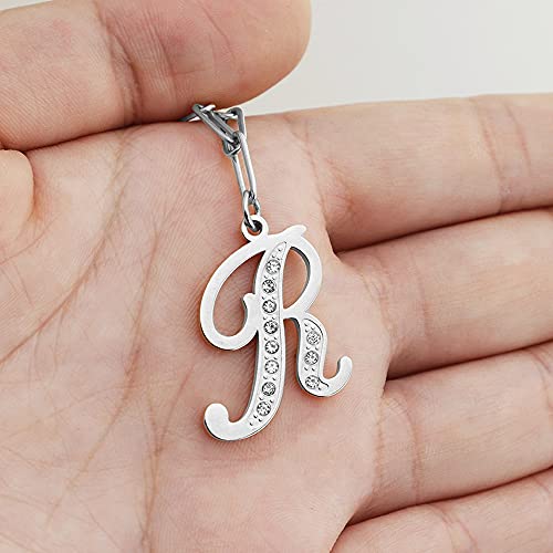 Collar con inicial Collar personalizado Collar con letras personalizadas Regalos para mujeres Día de San Valentín Navidad Cumpleaños Aniversario