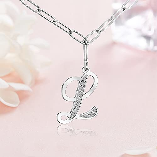 Collar con inicial Collar personalizado Collar con letras personalizadas Regalos para mujeres Día de San Valentín Navidad Cumpleaños Aniversario