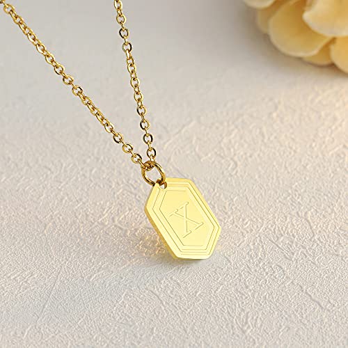 Collar inicial Collar personalizado Collar personalizado Letras Regalo para mujeres Día de San Valentín Navidad Cumpleaños Aniversario