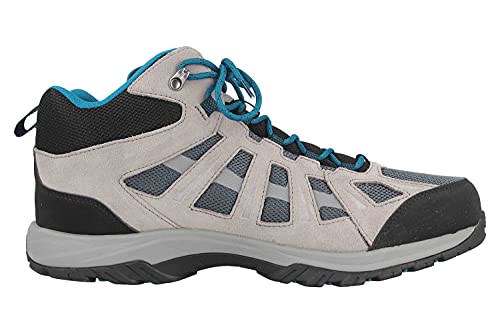 Columbia Redmond III Mid Waterproof, Zapatillas para Caminar Hombre, Negro Grafito, 42.5 EU