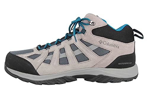 Columbia Redmond III Mid Waterproof, Zapatillas para Caminar Hombre, Negro Grafito, 42.5 EU