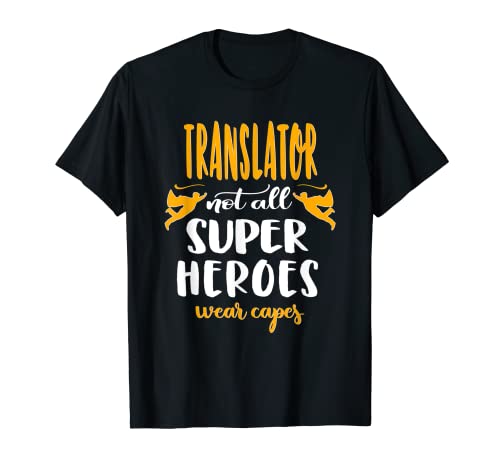 Cool Best Translator Diciendo Traductor Camiseta