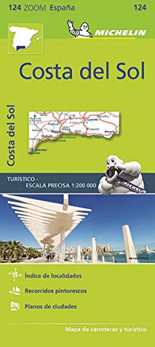 Costa del Sol Zoom Map 124 (Mapas Zoom Michelin): Straßen- und Tourismuskarte 1:200.000