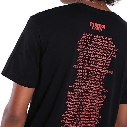 cpfm.xyz Playboi Carti Camiseta Hip Hop Rapper Manga Corta Algodón Cuello Redondo Camiseta