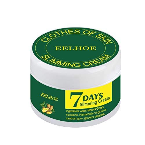Crema adelgazante de jengibre anticelulítico para todo el cuerpo, para adelgazar, quemar grasa para adelgazar el abdomen, crema de masaje para cintura brazos muslos vientre para mujeres y hombres