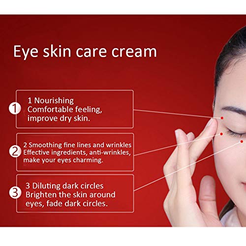 Crema para Los Ojos,20ml Crema Hidratante Anti-Fatiga en Gel Uso Diario Protector Solar Facial Uso Diario Contorno Ojos Anti-Edad Antienvejecimiento