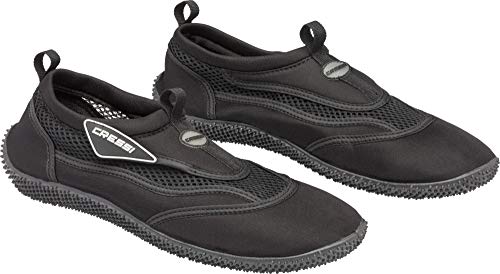 Cressi Reef Zapatillas Chanclas, Unisex Adulto, Negro, 36