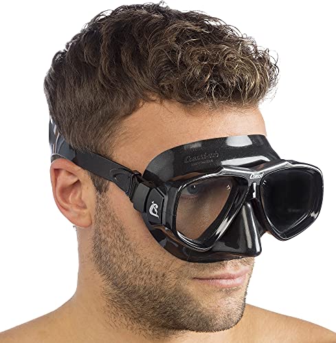 Cressi Tauchmaske Erwachsen Focus Optische Gläser Möglich Gafas de Buceo, Unisex, Negro
