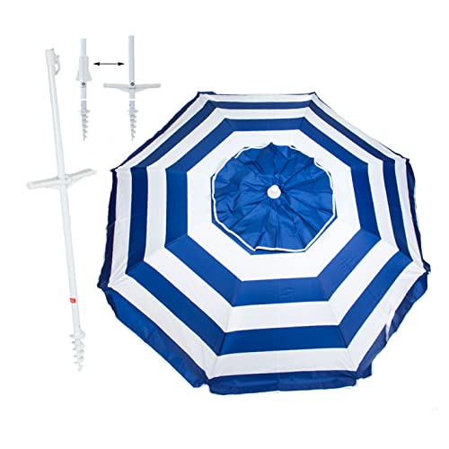 CREVICOSTA QUALITY MARK MARCAS DE CALIDAD SOMBRILLA 180 Acero TINDADO con Espiral (Marina)