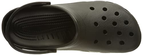 Crocs Classic Clog, Zuecos, para Unisex Adulto, Negro (Black), 45/46 EU