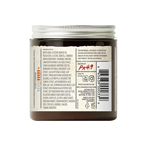 Curlsmith Curl Defining Styling Soufflé - Gel natural para cabello ondulado, rizado y rizado (227 g)