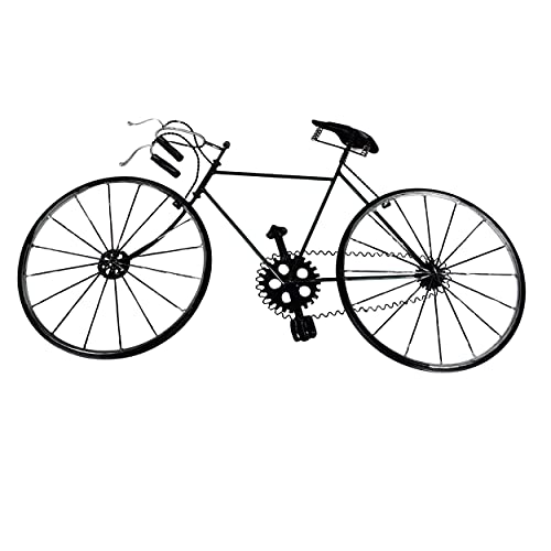 Decoración de pared con bicicletas de metal vintage. Para hombres, mujeres y niños, amantes del ciclismo y del Tour de Francia. Regalo ciclista para cumpleaños, jubilación, Navidad W 60 X H 33 Cm