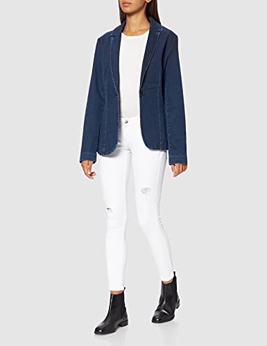 Desigual Ame_piaf Chaqueta, Azul, 44 para Mujer