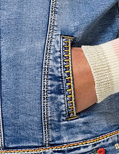 Desigual Chaq_athlas Chaqueta Vaquera, Azul, 44 para Mujer