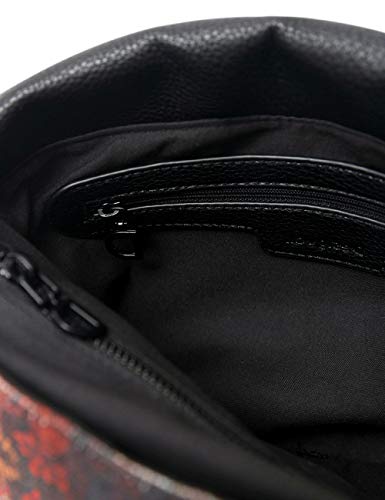 Desigual Fabric Across Body Bag, Mujer, Negro, U