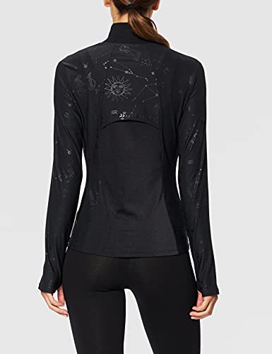 Desigual Sweat_Universe Sudadera, Negro, S para Mujer
