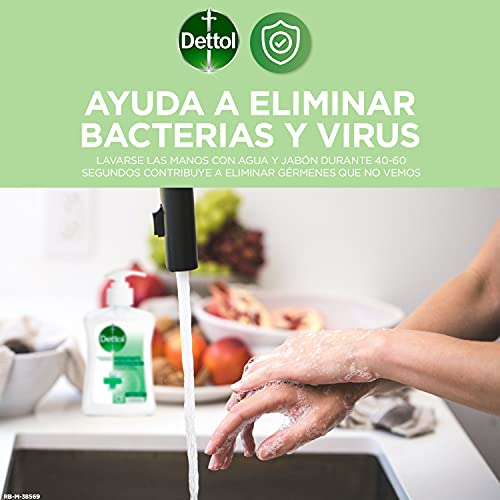 Dettol Jabón de Manos Higienizante Hidratante con Aloe Vera – 250 ml