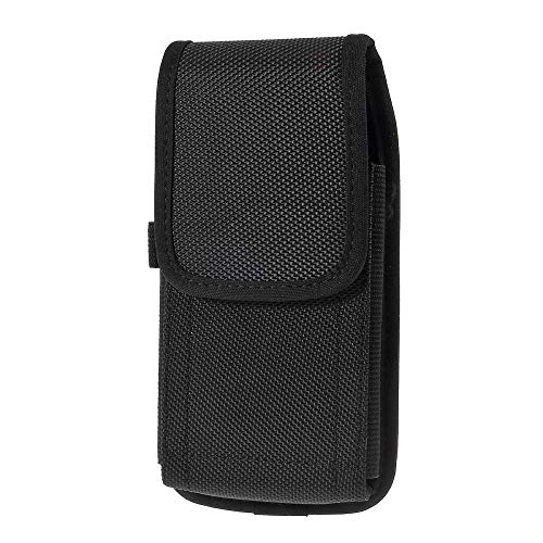 DFV mobile - Belt Case Cover Business Nylon for Vertu Aster P (2018) - Black