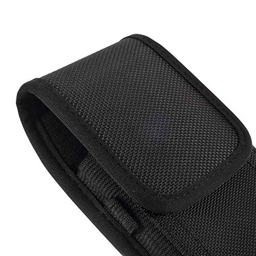 DFV mobile - Belt Case Cover Business Nylon for Vertu Aster P (2018) - Black