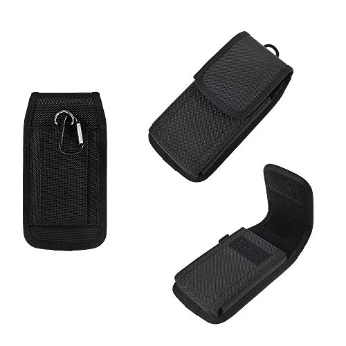 DFV mobile - Belt Case Cover Business Nylon for Vertu Aster P (2018) - Black