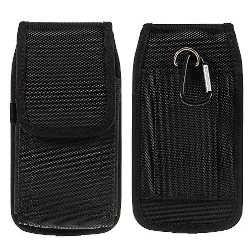 DFV mobile - Belt Case Cover Business Nylon for Vertu Aster P (2018) - Black