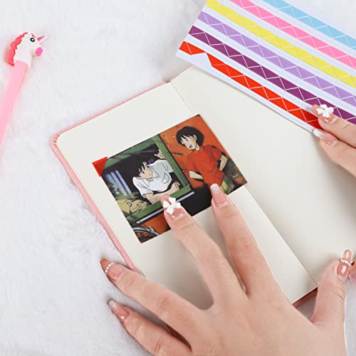 Diario de Unicornio, Cuaderno de Diario de Unicornios Lindos Cuaderno y Conjunto de Lápices de Gel, Plano Portátil Manual de color Rosa Ordinario, Regalo de Cumpleaños Linda Niña