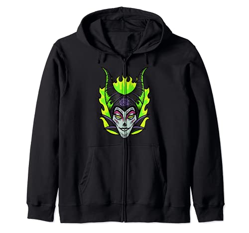 Disney Sleeping Beauty Maleficent Sugar Skull Sudadera con Capucha