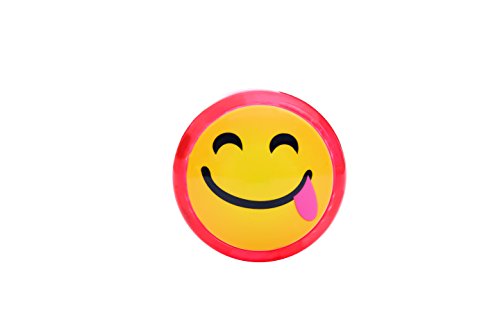 DISOK Lote de 12 Yo Yo Emoticonos con Luz - Yoyos Originales Emojis Divertidos para Niños, Infantiles. Regalos para Cumpleaños Infantiles, Detalles de Comuniones, Bodas niños Baratos y Originales