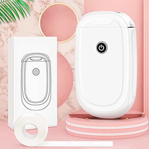 Dispositivo de etiquetado Bluetooth, autoadhesivo, compatible con impresora de etiquetas térmicas portátil, mini etiquetadora, impresora de etiquetas para casa, oficina, fecha, nombre