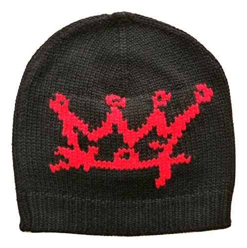 Dolce & Gabbana - Gorro de cachemira negro con corona FX284T