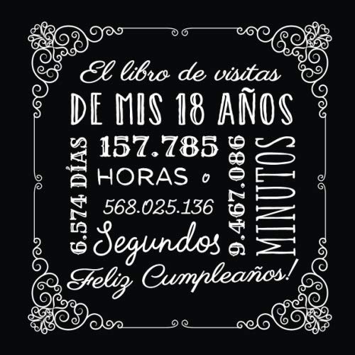 El libro de visitas de mis 18 años: Decoración vintage para el 18 cumpleaños – Regalos originales para hombre y mujer - 18 años - Libro de firmas para felicitaciones y fotos de los invitados