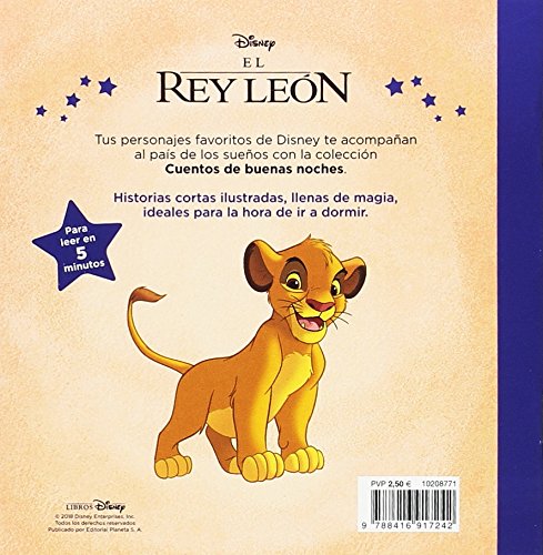 El Rey León. Cuentos de buenas noches