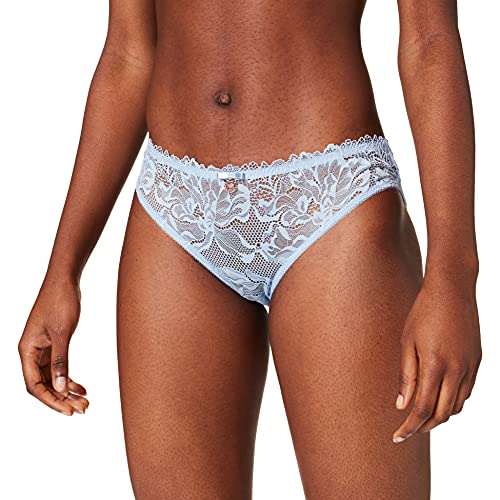 Emporio Armani Eternal Lace-Calzoncillo Briefs, Azul Celeste, L para Mujer