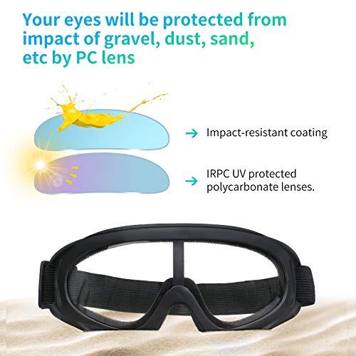 ENJOHOS Gafas de Protección Anti-Salpicaduras Amplio Campo de Visión
