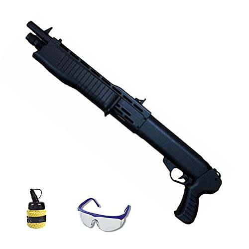 Escopeta hfc-232 (Muelle) | Rifle de Airsoft Calibre 6mm (Bolas de plástico PVC 6mm) + biberón + Gafas de protección