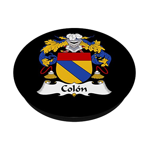 Escudo de armas Colon - Escudo de la familia PopSockets PopGrip Intercambiable