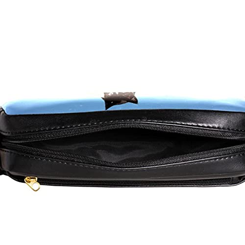 Estuche para lápices, monedas organizador de efectos de escritorio de la escuela ranura múltiple de gran gatos a la deriva de acero lavado icebergs para niños niñas