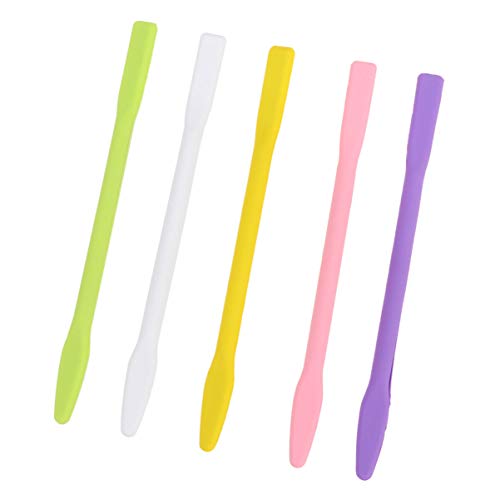 EXCEART 5 Unidades de Varillas de Agitación para Máscara de Silicona Varillas de Agitación para Máscara Facial Multiusos Varillas de Mezcla para Mezclar Resina Epoxi Cosméticos