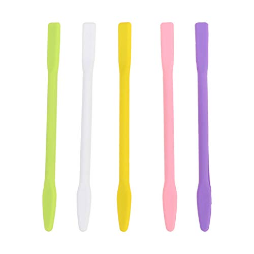 EXCEART 5 Unidades de Varillas de Agitación para Máscara de Silicona Varillas de Agitación para Máscara Facial Multiusos Varillas de Mezcla para Mezclar Resina Epoxi Cosméticos