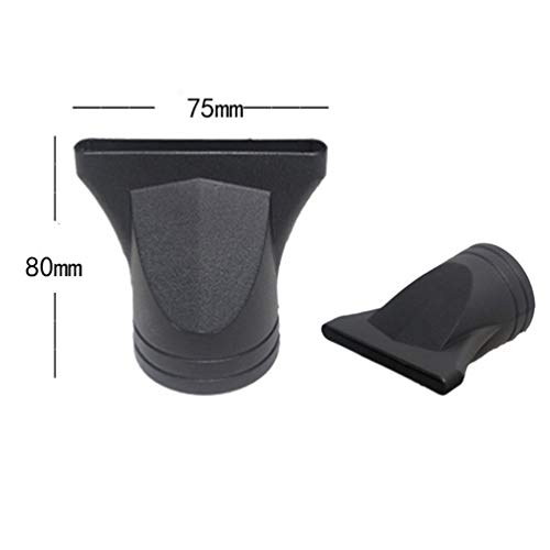 EXCEART Boquilla Secador de Pelo Profesional Universal Reutilizable Secador de Pelo Difusor Herramienta de Peluquería para Salón de Casa 2 Piezas (Negro)